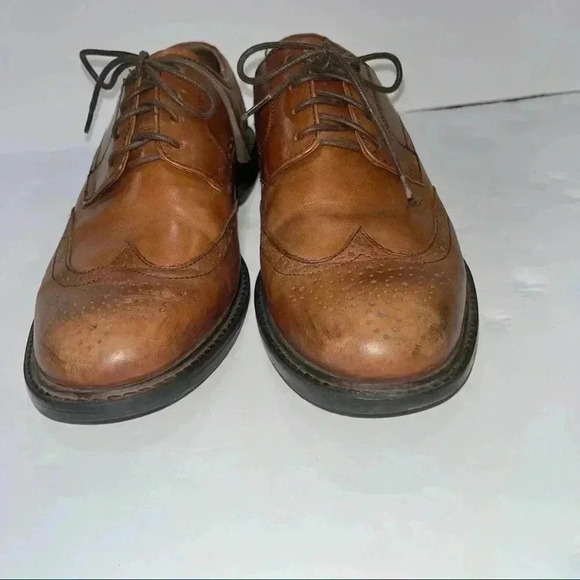 Johnston and Murphy Mens Brown Wingtip ? shoes main image 10